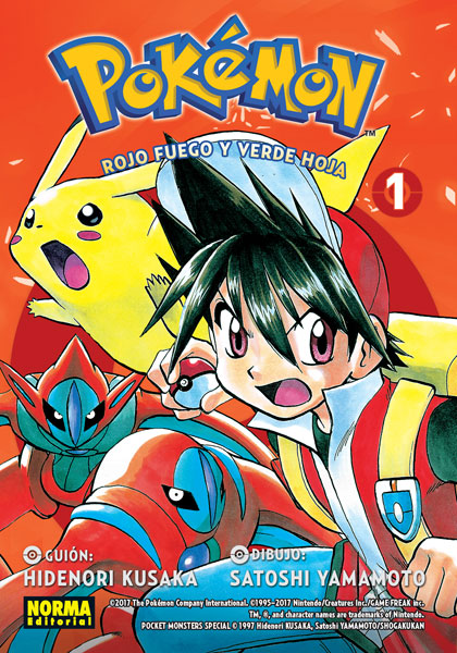 Manga Pokemon 13 Rojo Fuego y Verde Hoja 1