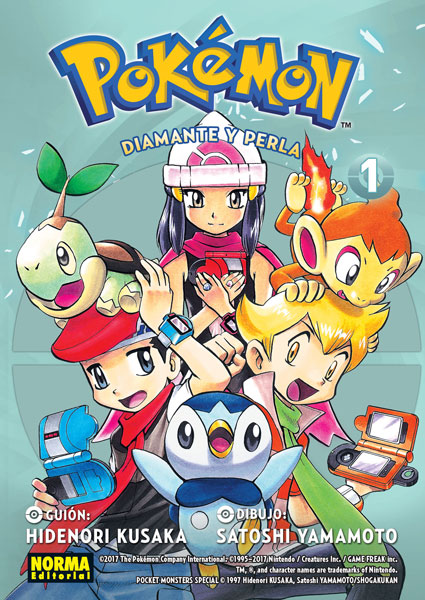 Manga Pokemon 17 Diamante y Perla 1