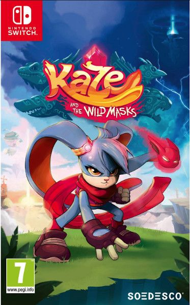 Carátula de Kaze and the Wild Mask para Switch (edición PAL España)