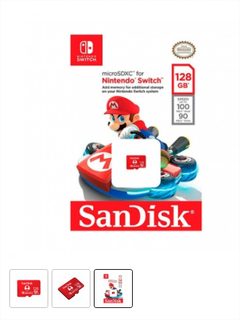 Sandisk 128 Go Microsdxc Scheda Per Nintendo Switch, Scheda Di Memoria Con Licenza Nintendo, Fino A 100 Mb/S UHS-I Class 10 U3-image