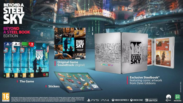 Beyond a Steel Sky Book Edition Playstation 5