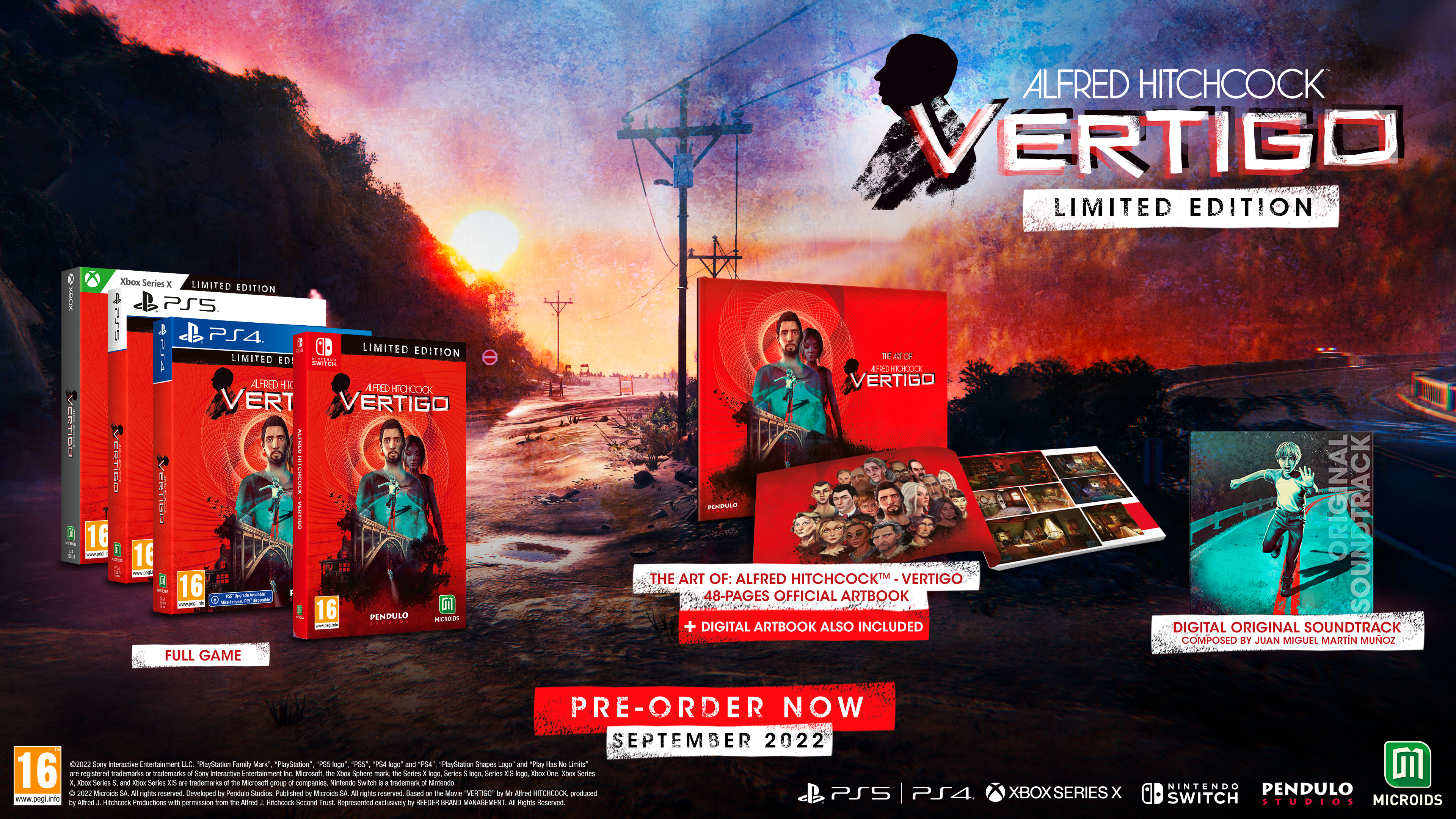 Alfred Hitchcock Vertigo Limited Edition Nintendo Switch