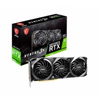 Msi Geforce Rtx 3060 Ventus 3X 12G Oc Scheda Video Gaming - 12GB GDDR6, 1807 Mhz, Pci Express Gen 4, 192-Bit, 3X Dp V1.4A, Hdmi 2.1 (Supporta 4K)-image