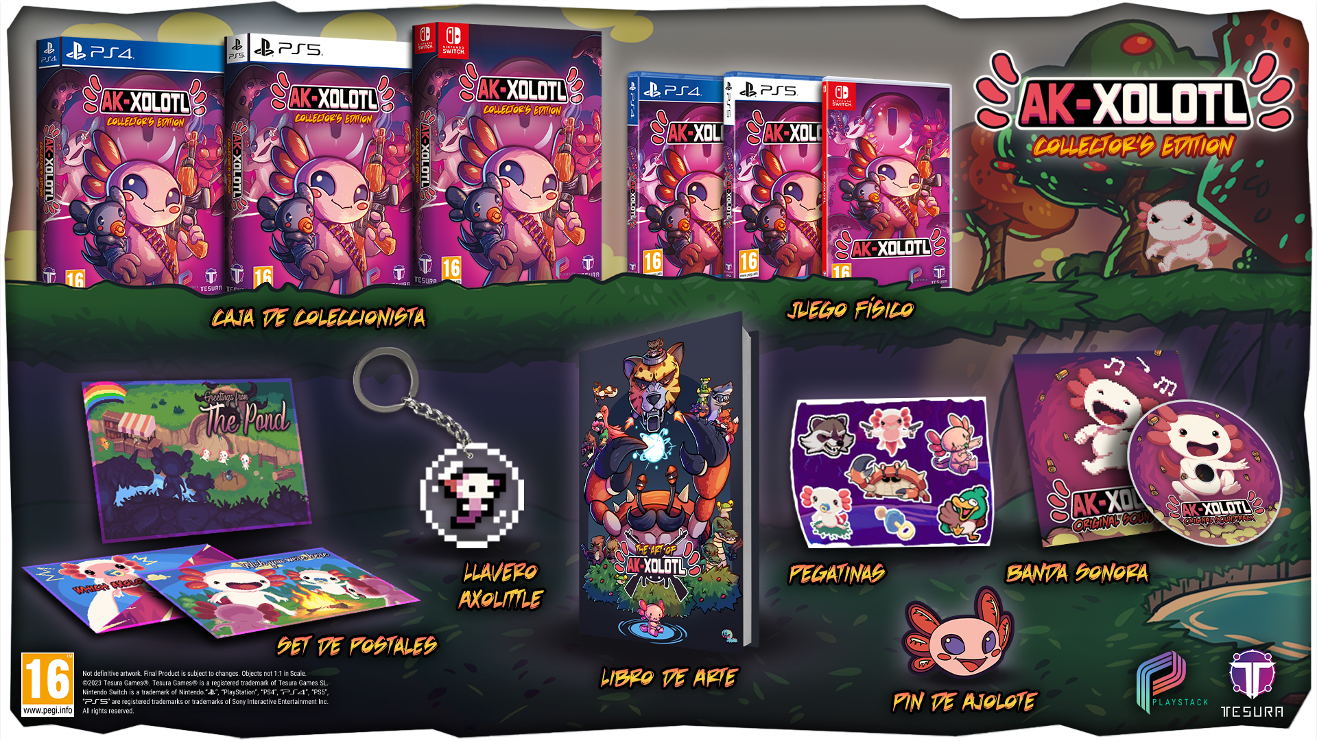 AK- XOLOTL Collectors Edition Nintendo Switch