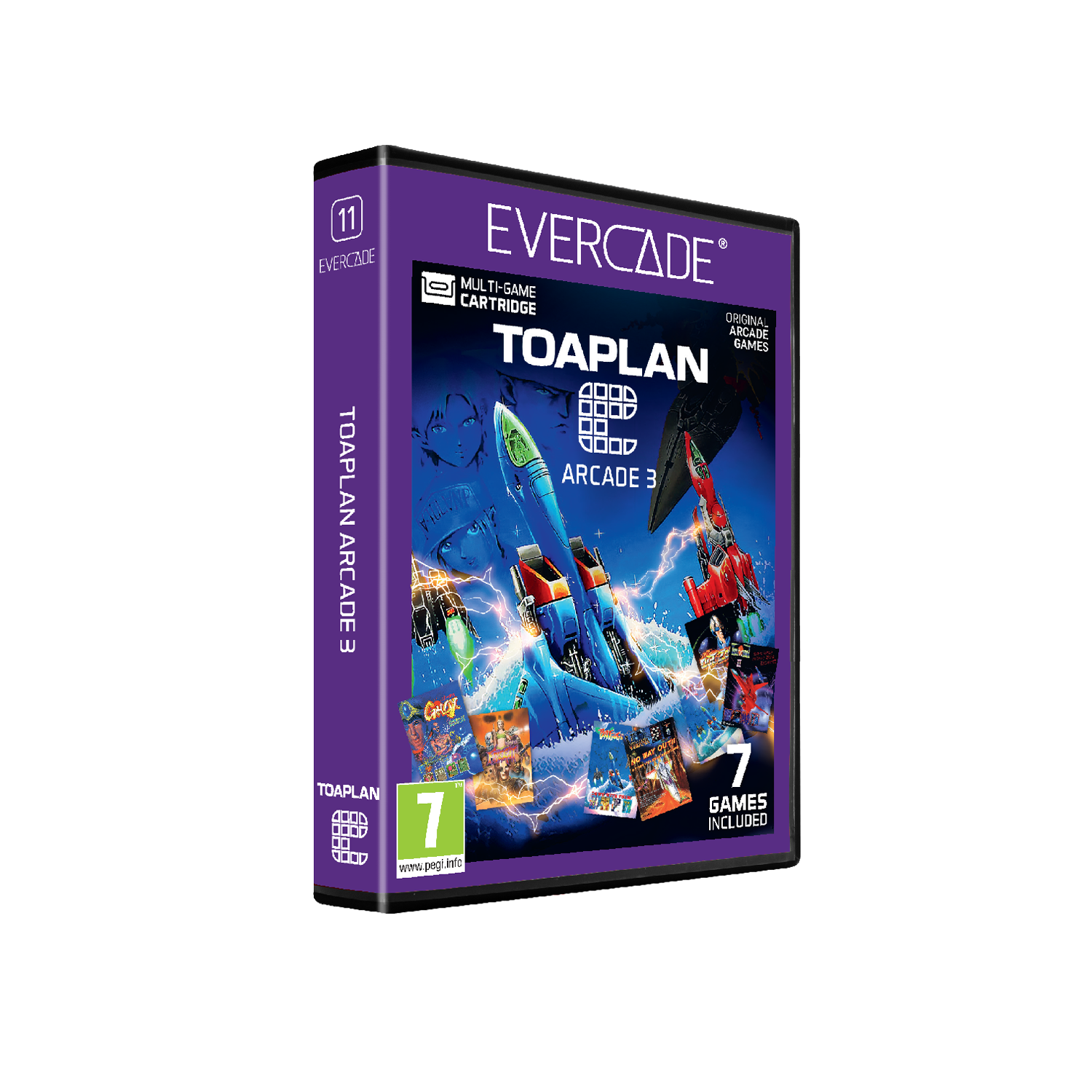 Cartucho Evercade Toaplan Arcade Collection 3