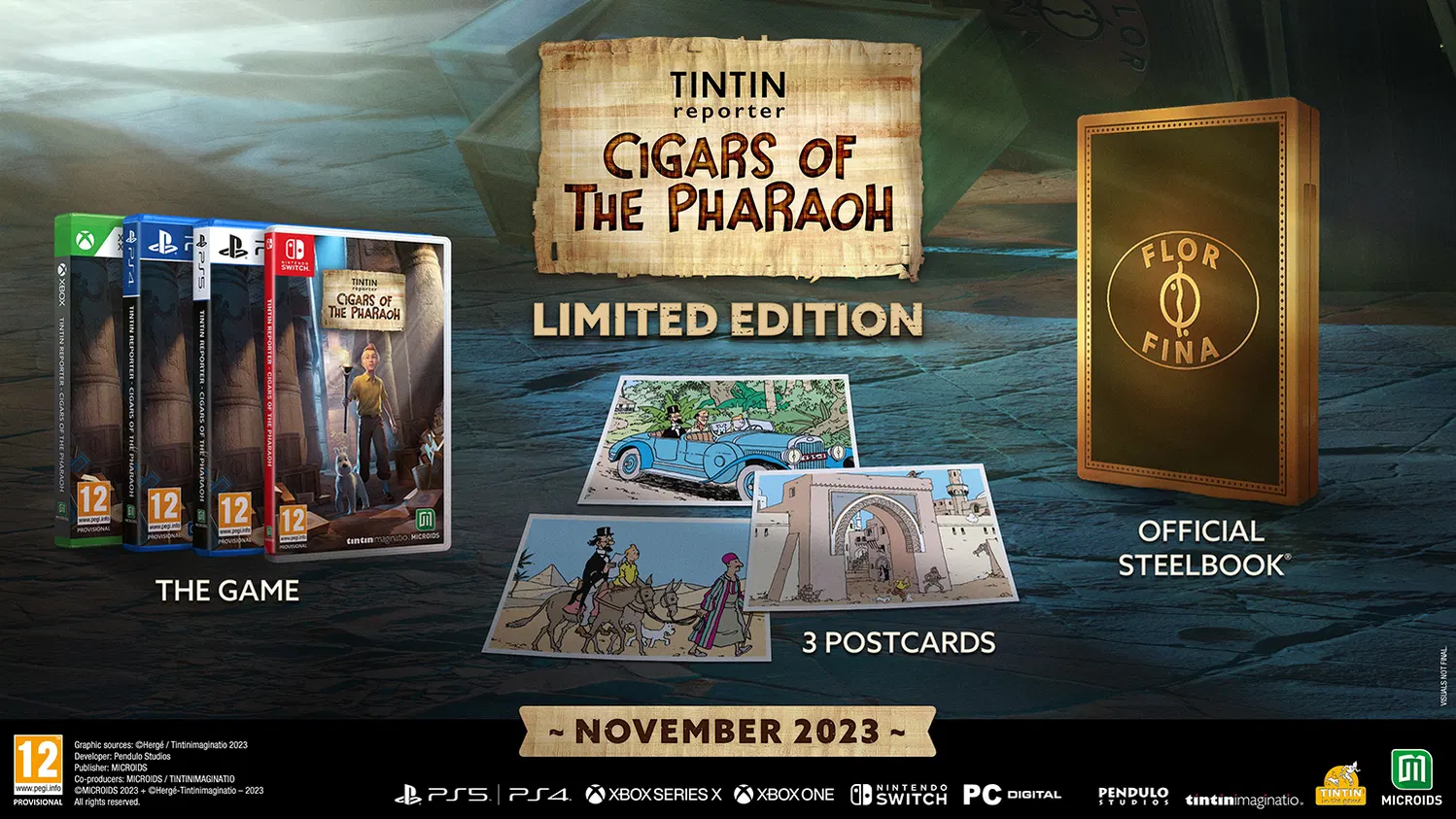 Tintin Los Cigarros del Faraón Edicion Limitada (Importacion UK)