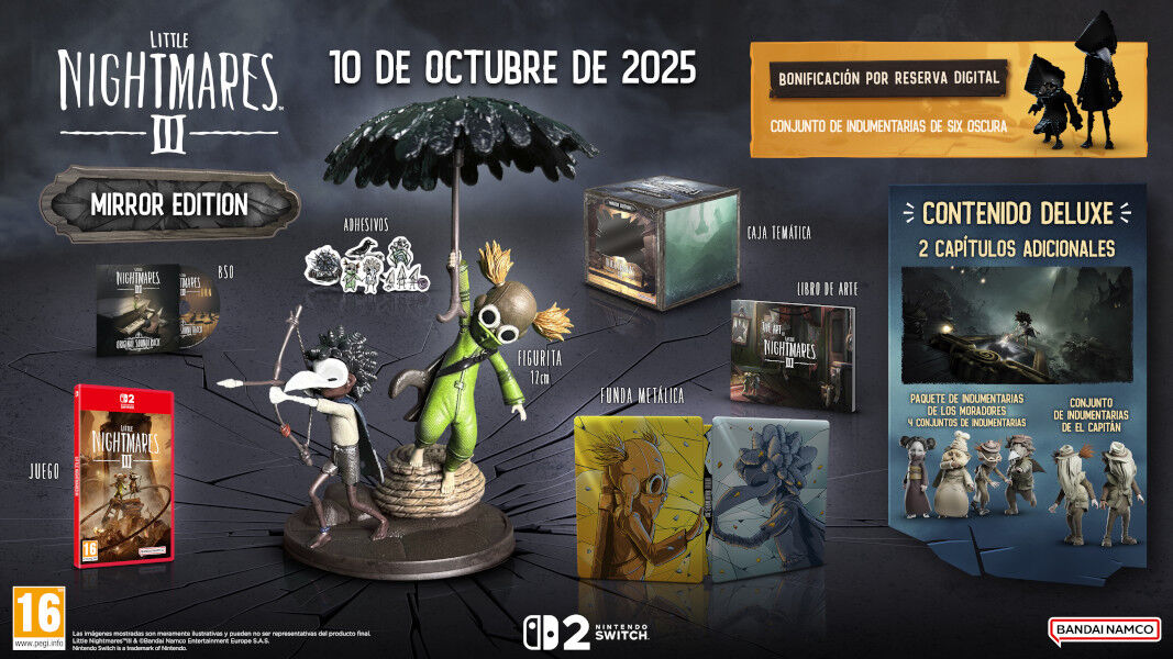 Little Nightmares III (3) Mirror Edition Nintendo Switch 2