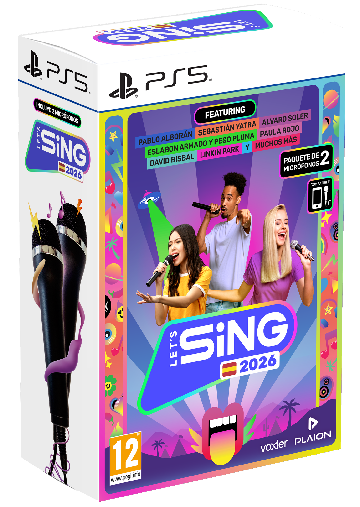 Lets Sing 2026 + 2 Micros Playstation 5