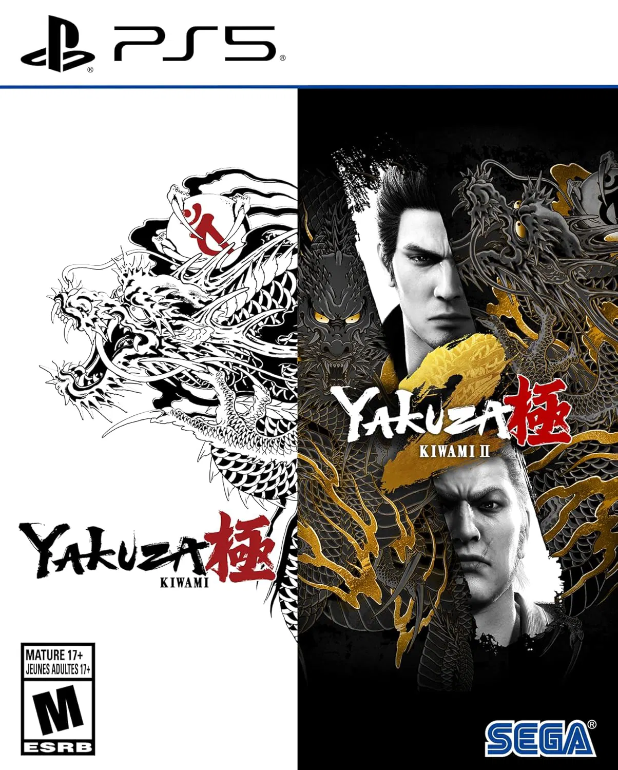 Carátula de Yakuza Kiwami 1+2 (Import) para PS5 (edición PAL España)