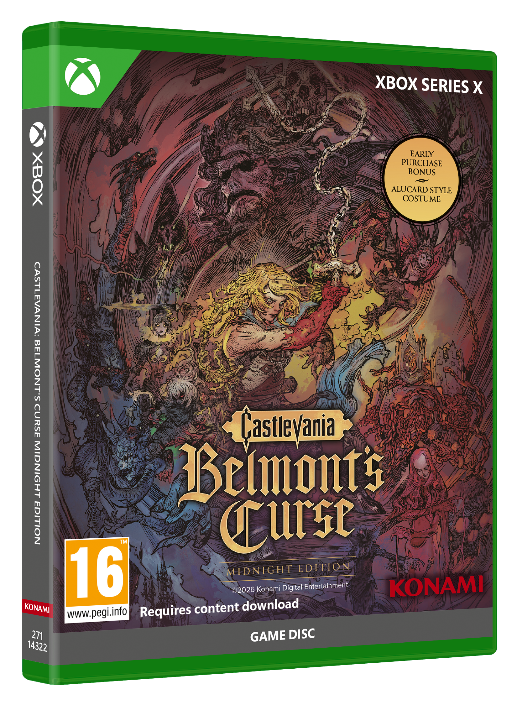 Castlevania Belmonts Curse Midnight Edition Xbox Series