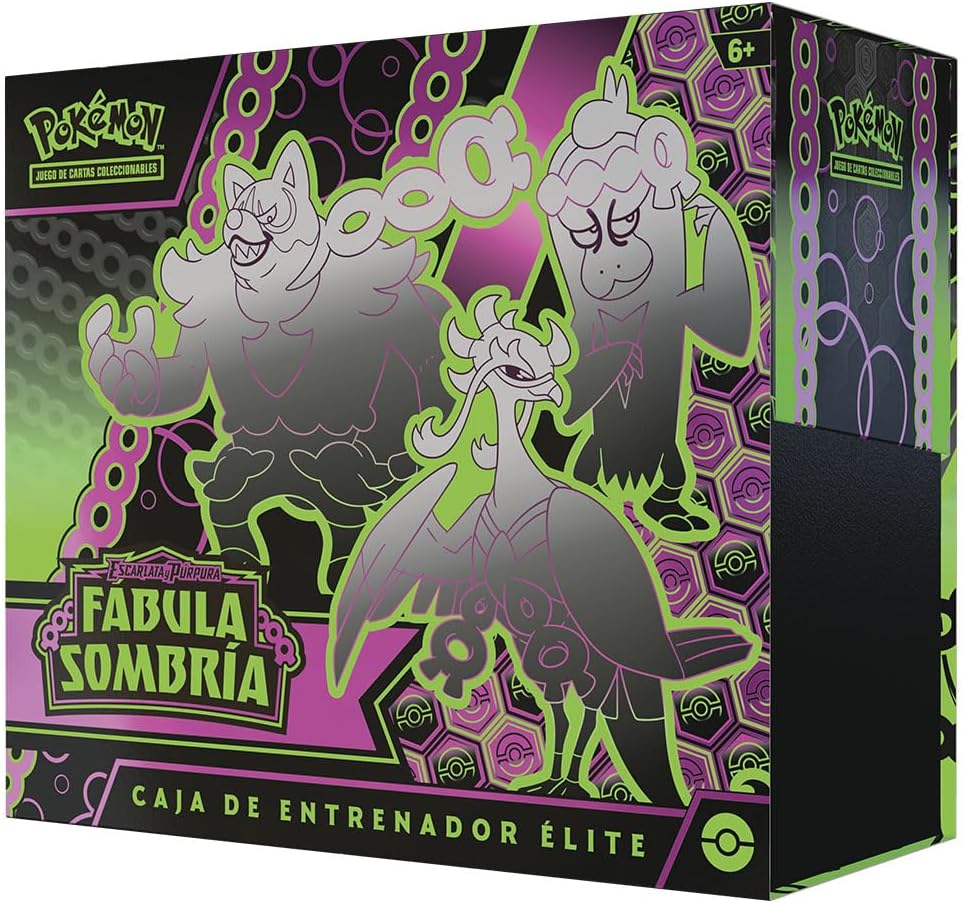 Pokemon TCG Escarlata y Purpura Fabula Sombria Elite Trainer Box