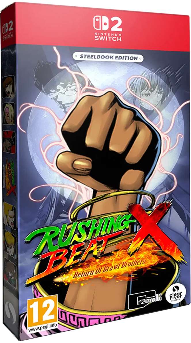 Rushing Beat X Return of the Brawl B Steelbook Edition Nintendo Switch 2