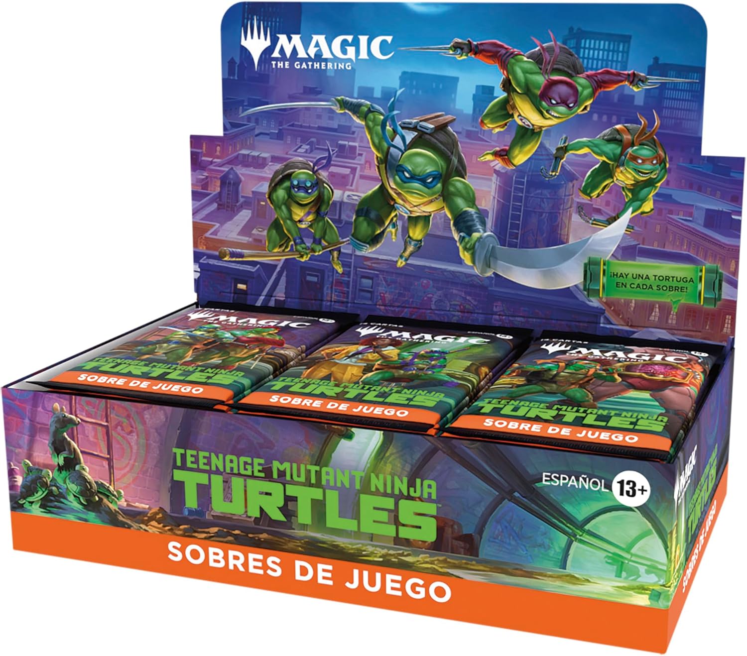 Cartas Magic TCG Teenage Mutant Ninja Turtles Play Booster Display 30 Sobres