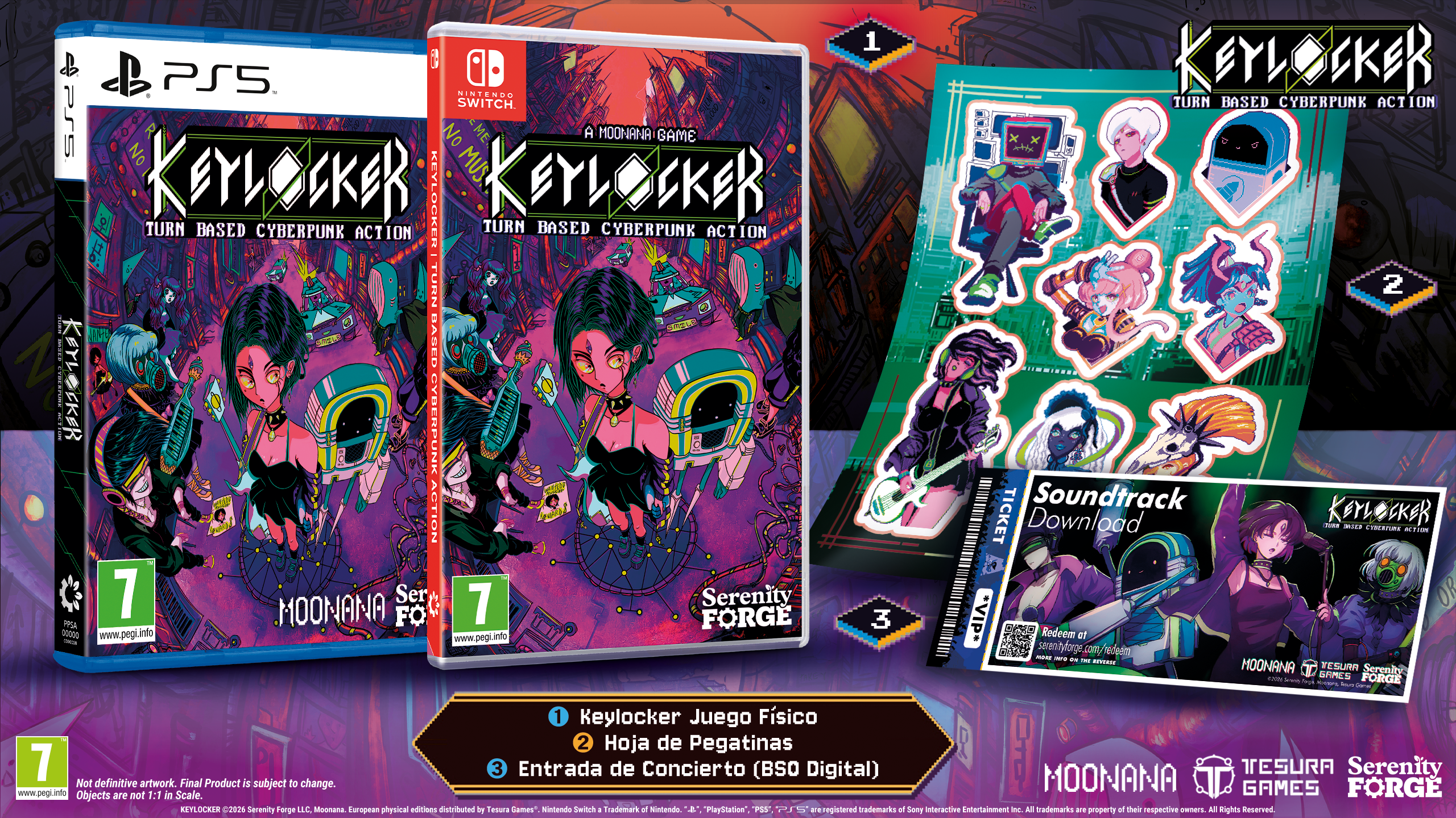 Keylocker Turn Based Cyberpunk Action Playstation 5