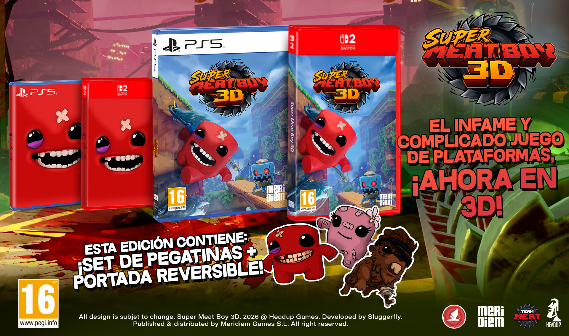 Super Meat Boy 3D Nintendo Switch 2