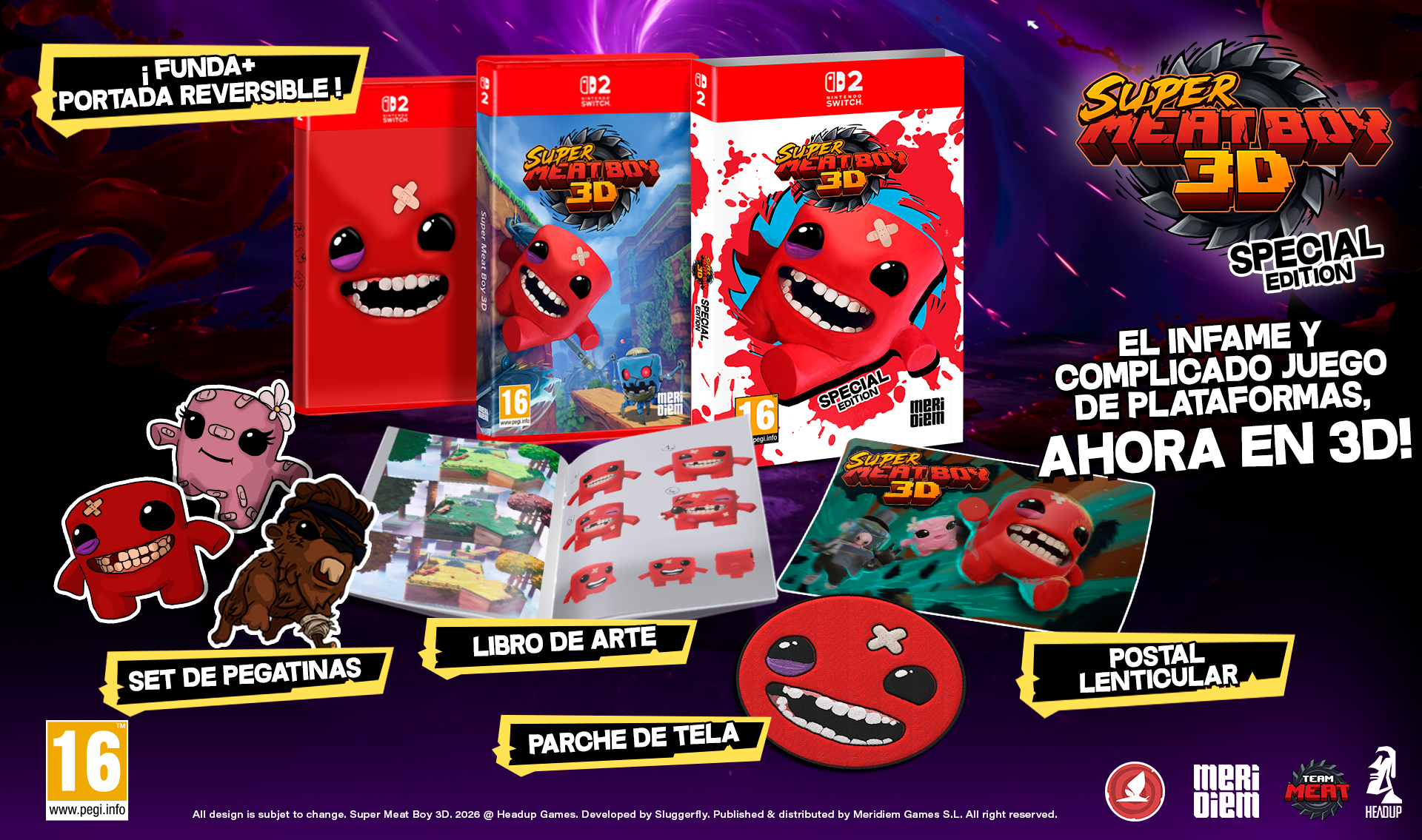Super Meat Boy 3D Special Edition Nintendo Switch 2
