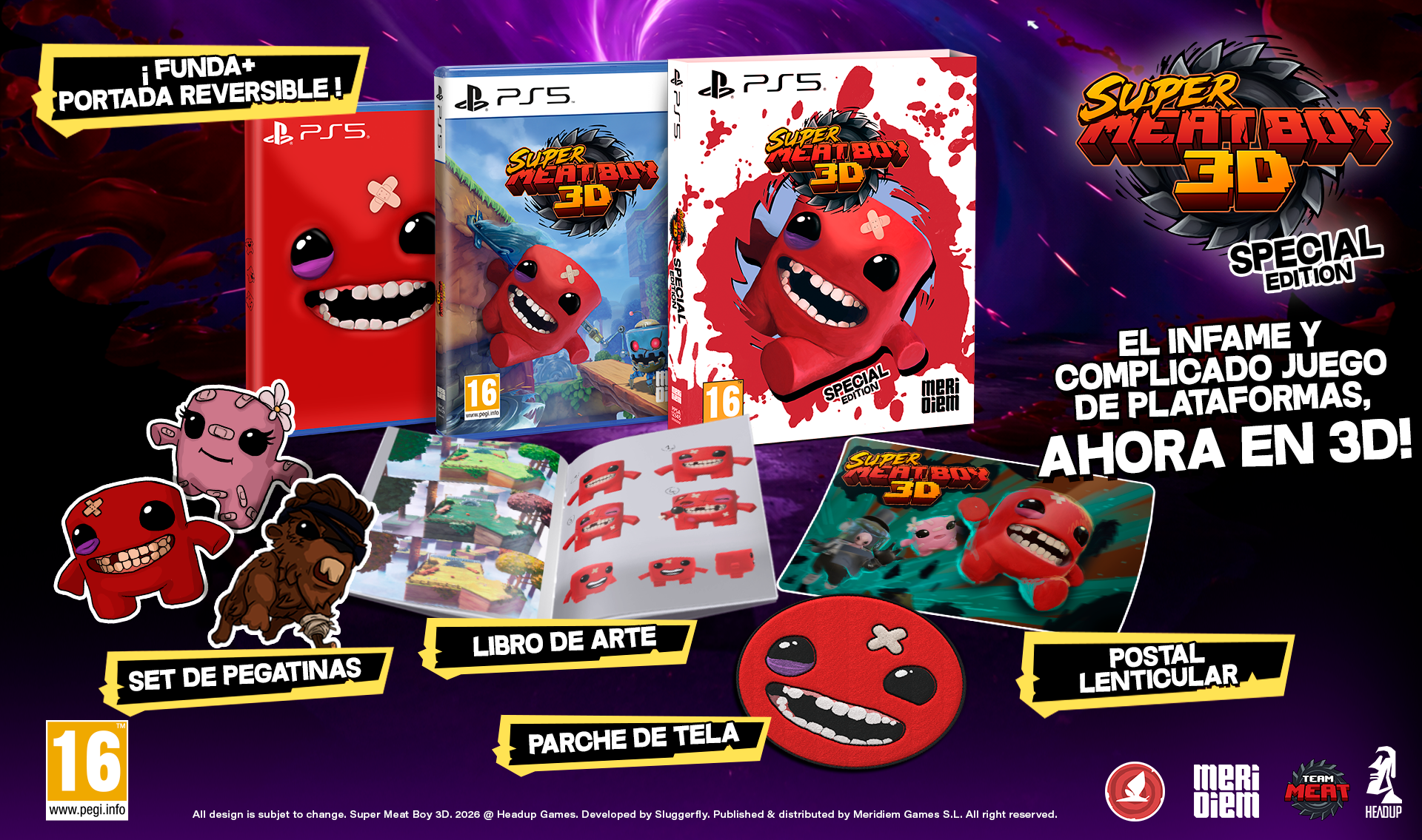 Super Meat Boy 3D Special Edition Playstation 5