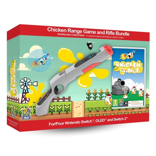 Chiken Range bundle + Rifle Compatible con Switch y Switch 2 (Codigo en Caja)