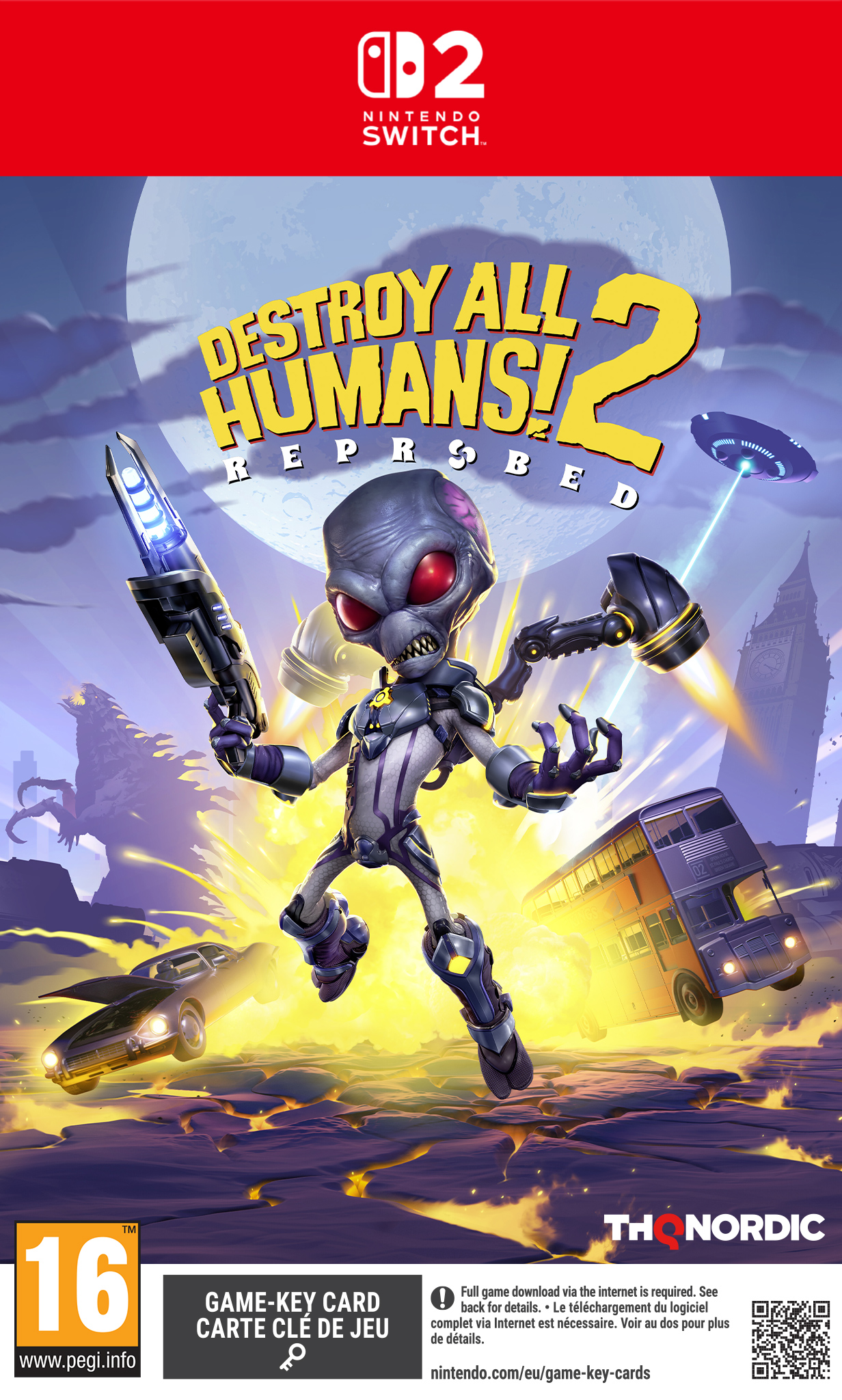 Destroy All Humans 2 Reprobed Nintendo Switch 2