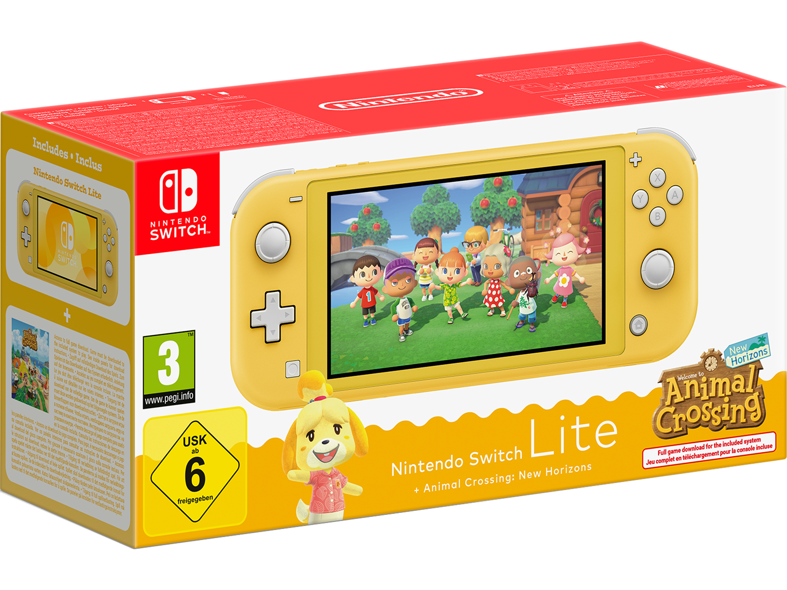 Pack Consola Nintendo Switch Lite Turquesa + Animal Crossing New Horizons + 12 meses de Nintendo Switch Online