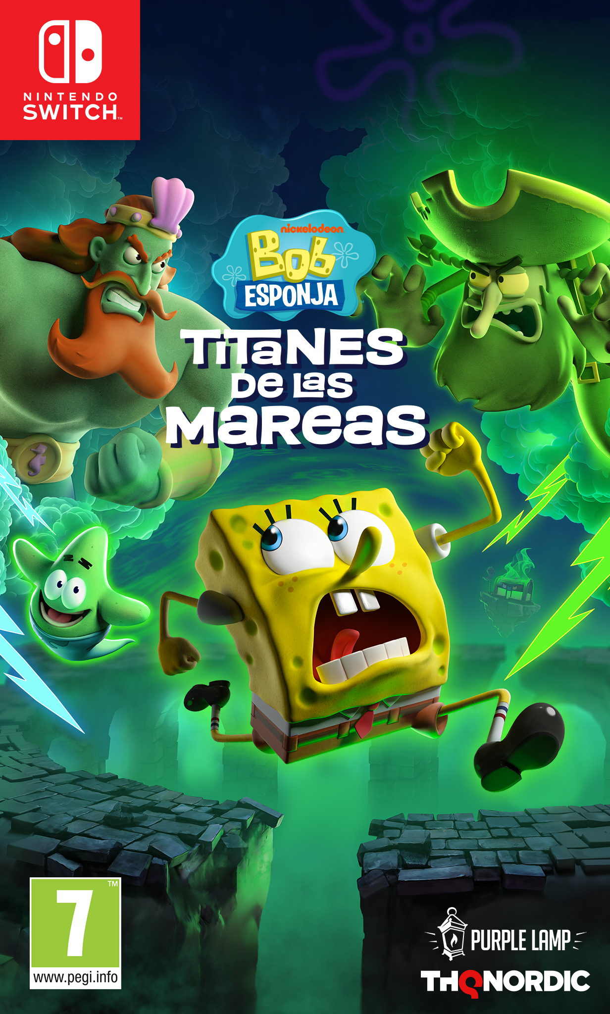 Bob Esponja Titanes de las Mareas Nintendo Switch