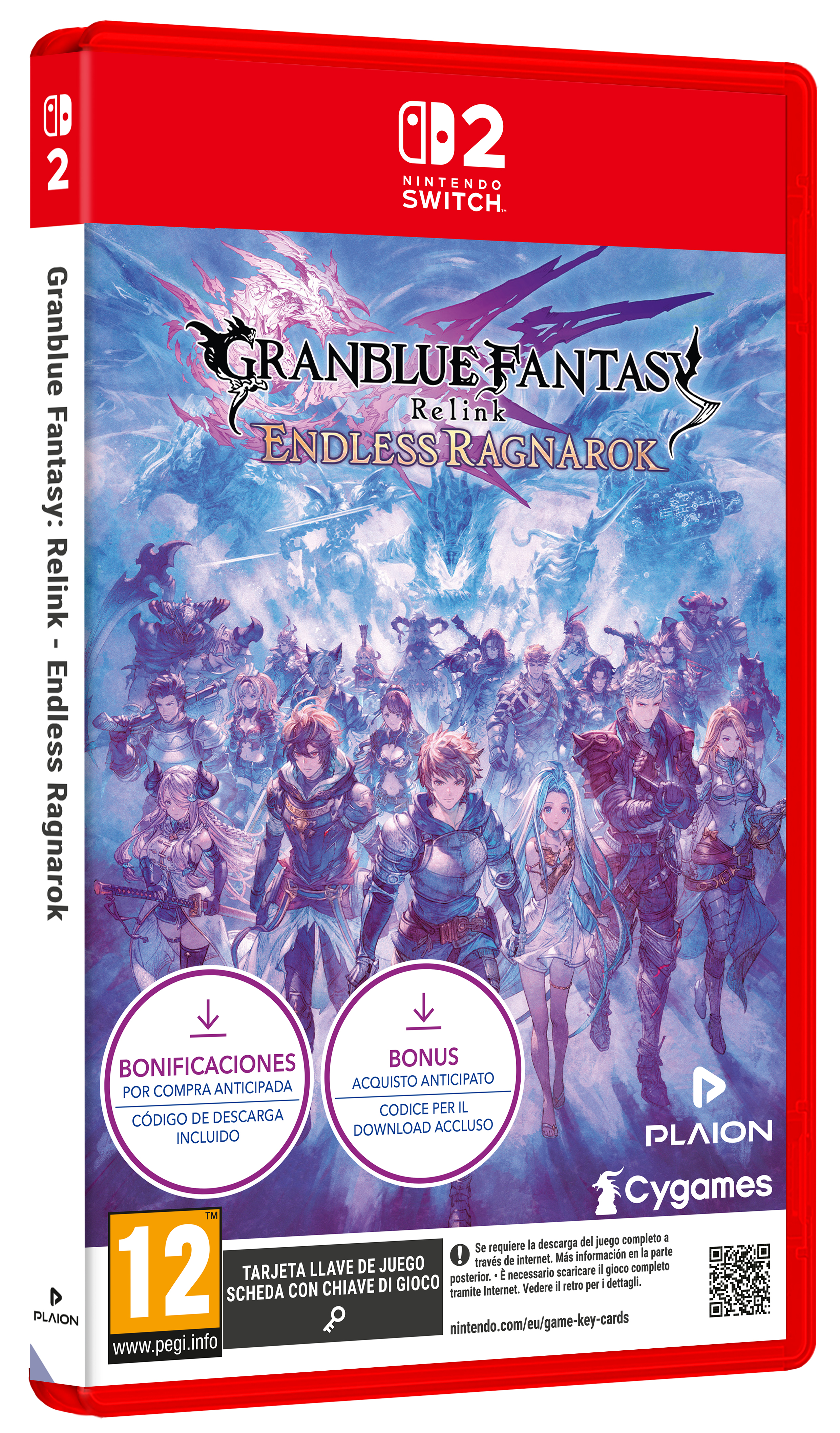 Granblue Fantasy Relink Endless Ragnarok Day One Edition Nintendo Switch 2