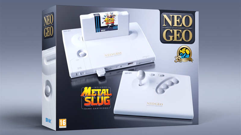 Consola NEOGEO AES+ White Anniversary Edition + Metal Slug