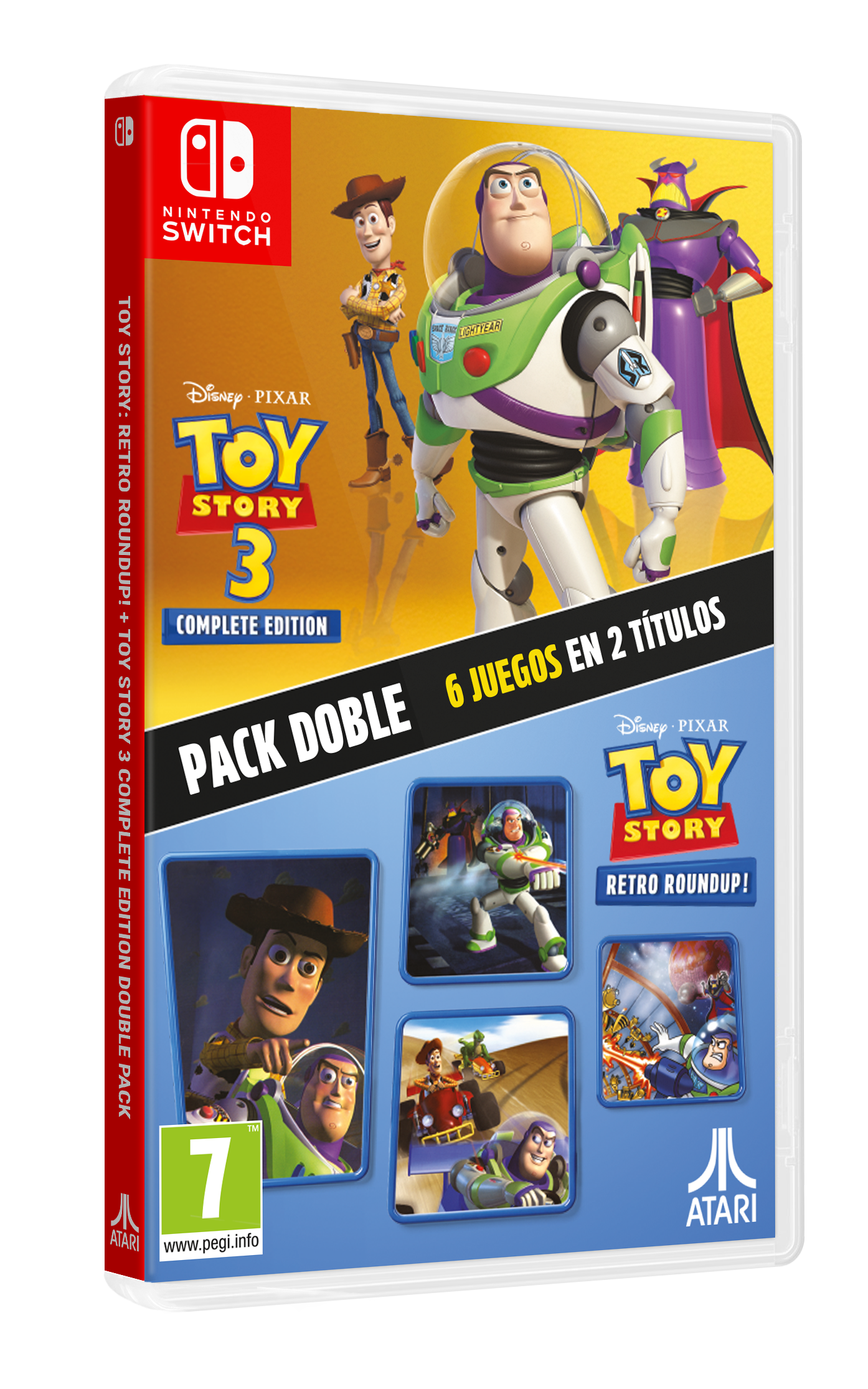 Toy Story Retro Roundup + Toy Story 3 Complete Edition Double Pack Nintendo Switch