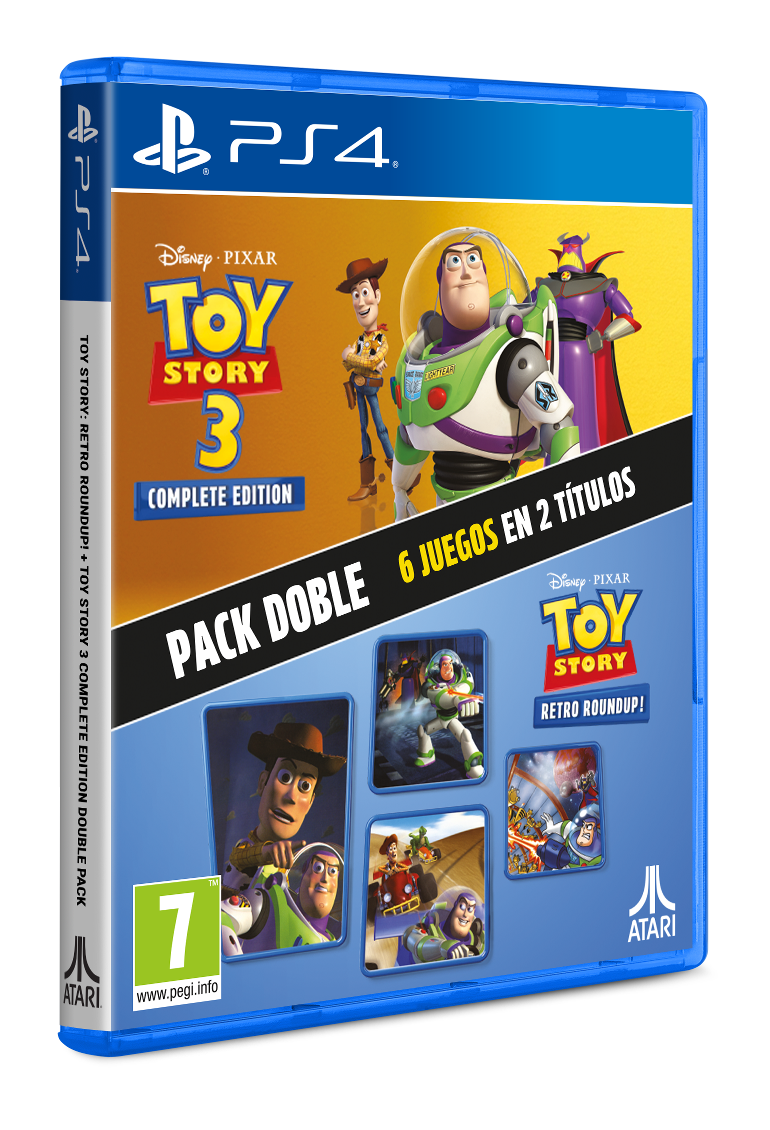 Toy Story Retro Roundup + Toy Story 3 Complete Edition Double Pack Sony Playstation 4