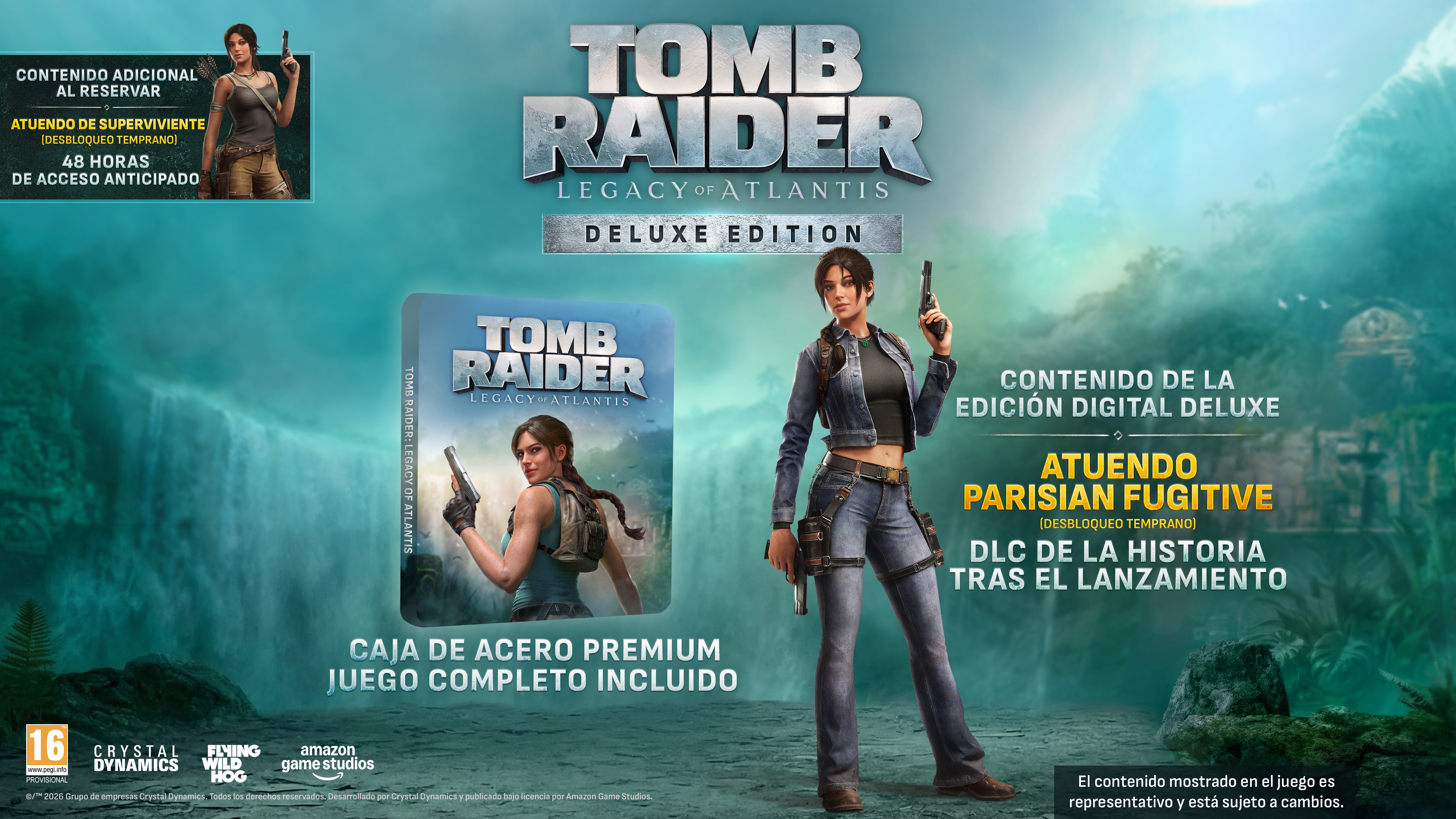 Tomb Raider Legacy of Atlantis Deluxe Edition Nintendo Switch 2