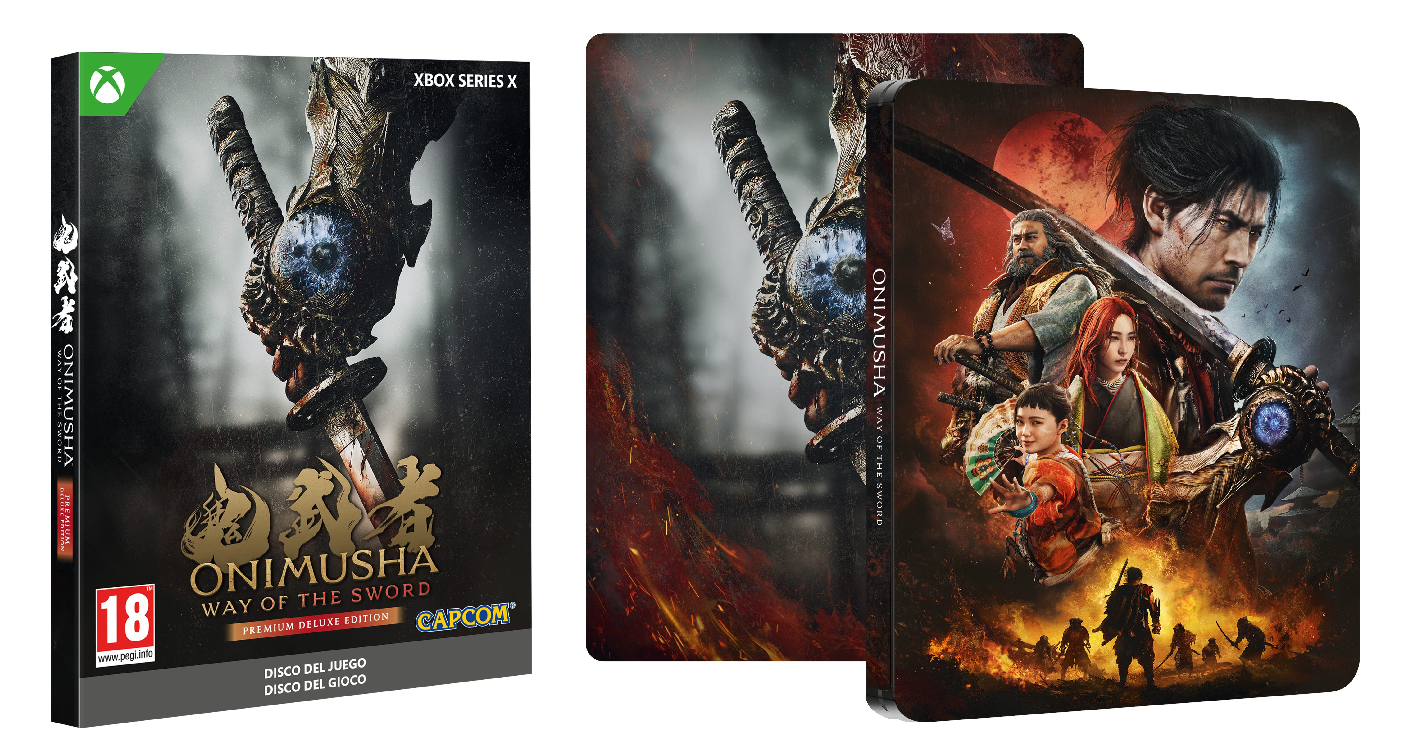 Onimusha Way of the Sword Premium Deluxe Steelbook Edition Xbox Series