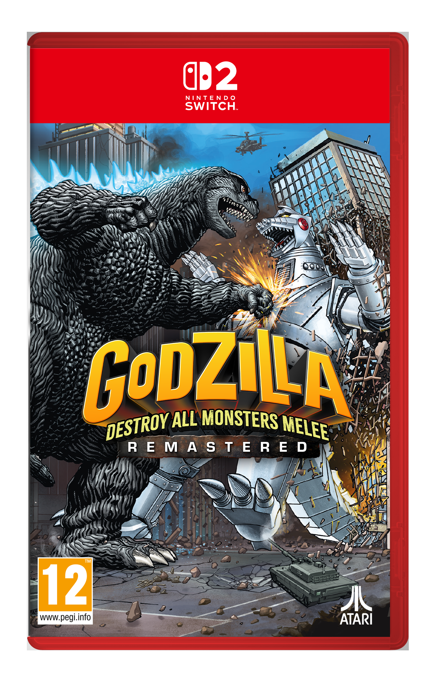 Godzilla Destroy All Monsters Melee Remastered Nintendo Switch 2