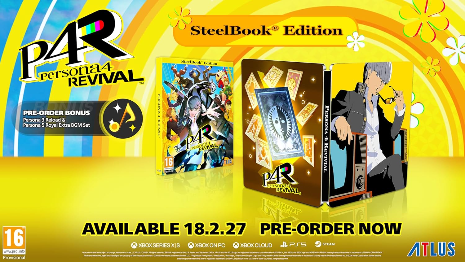 Persona 4 Revival Steelbook Edition (Importacion UK) Xbox Series