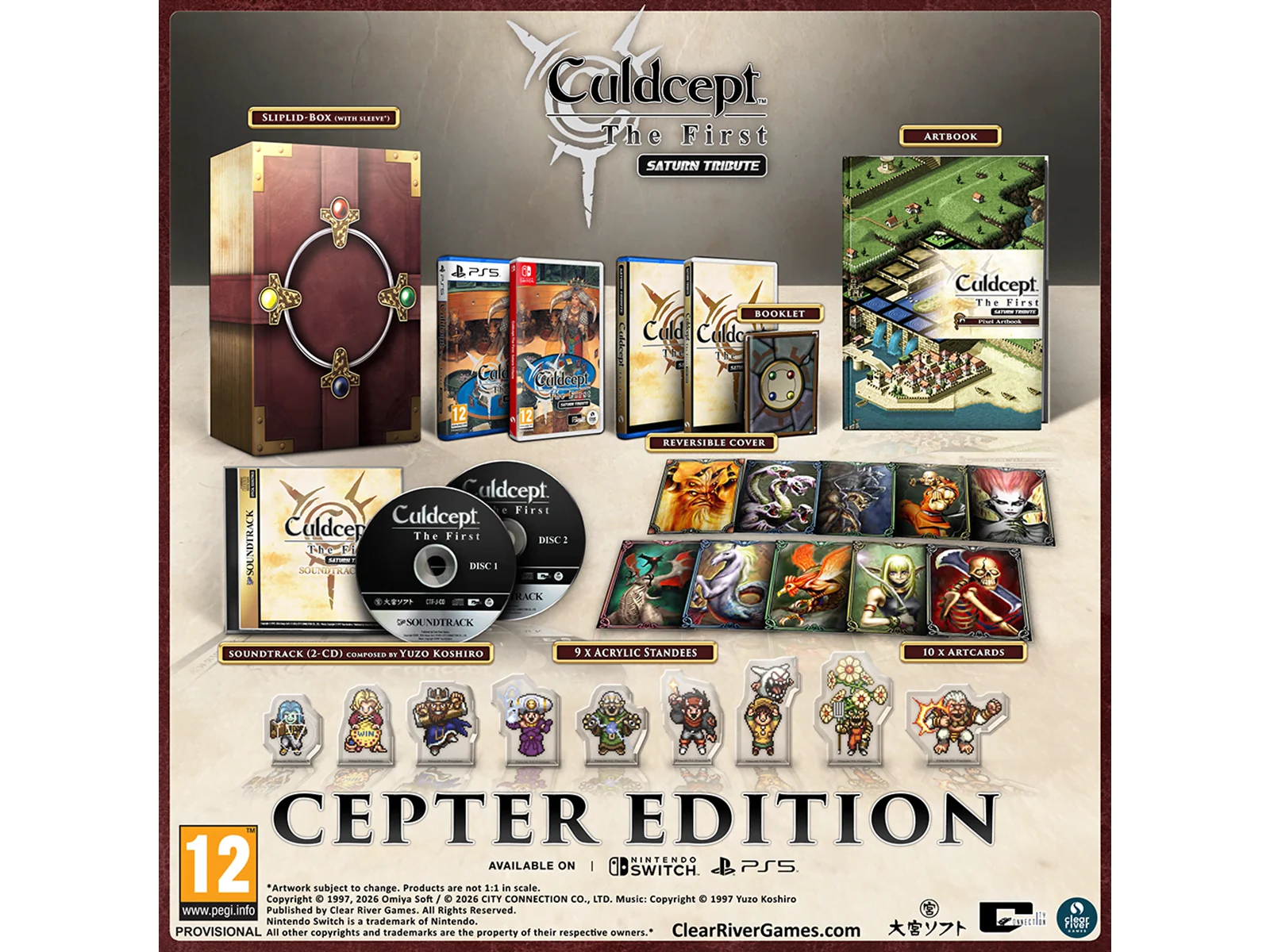 Culdcept The First Saturn Tribute Ceptor Edition
