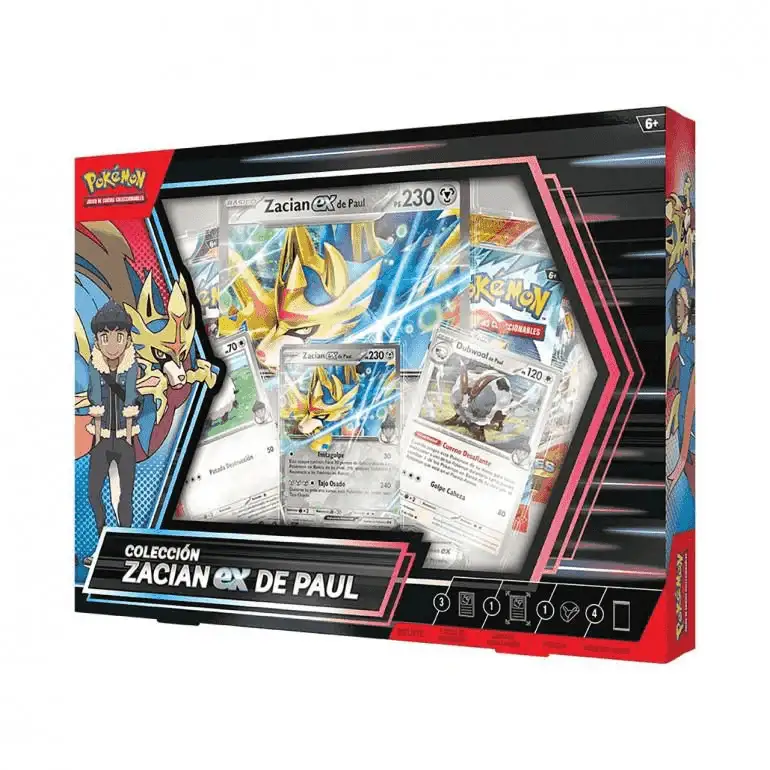 Pokemon TCG Escarlata y Purpura Zacian Ex de Paul