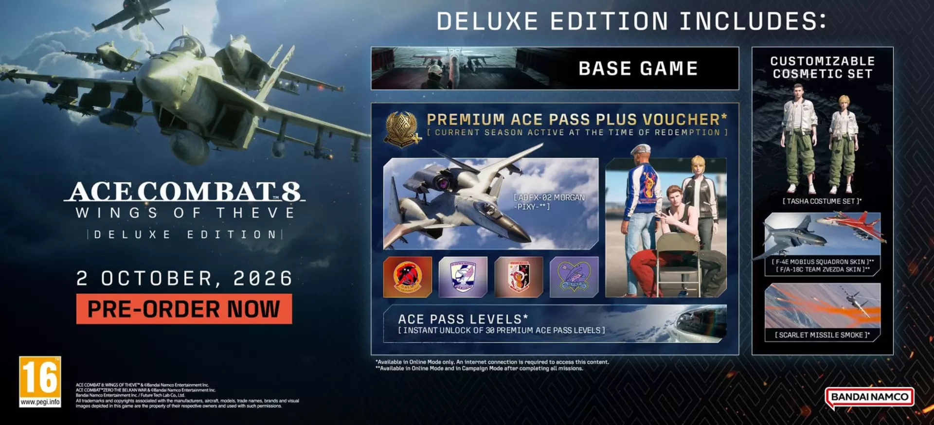 Ace Combat 8 Ace Wings of Theve Deluxe Edition (Importacion UK)