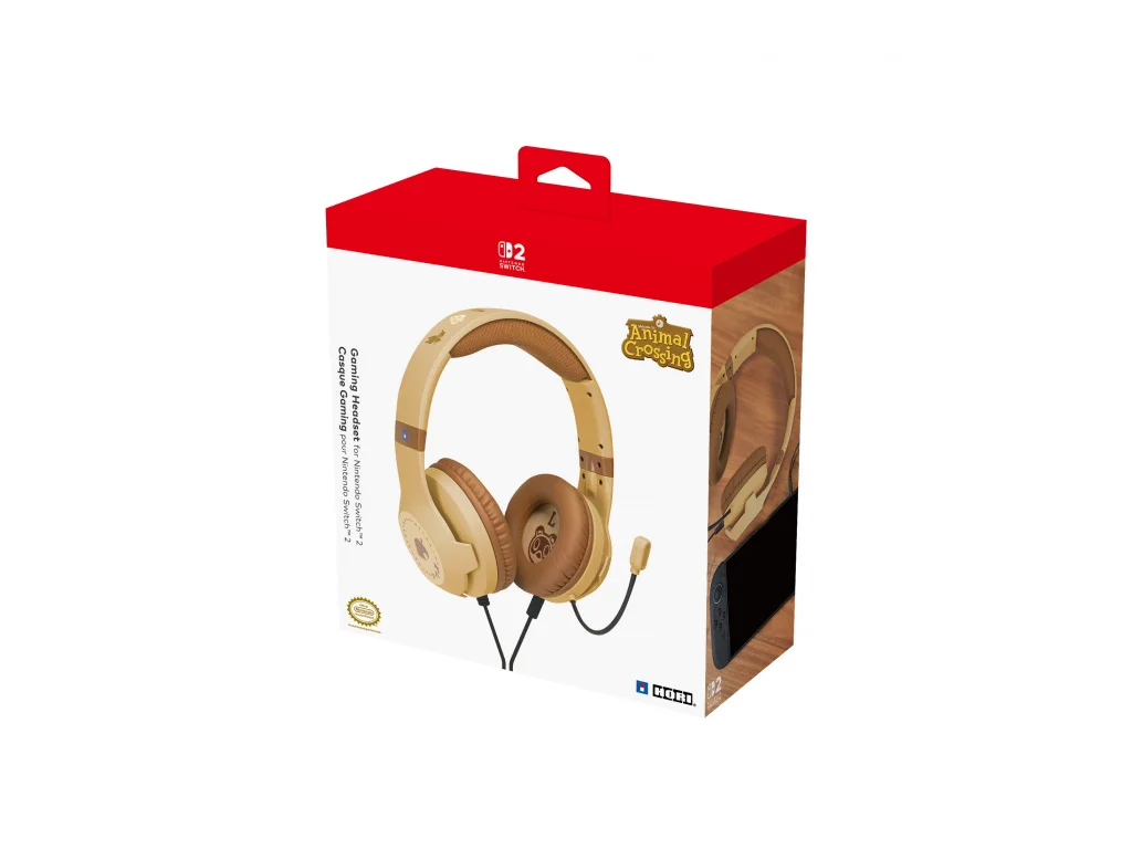 Auriculares Hori Nintendo Switch 2 Animal Crossing