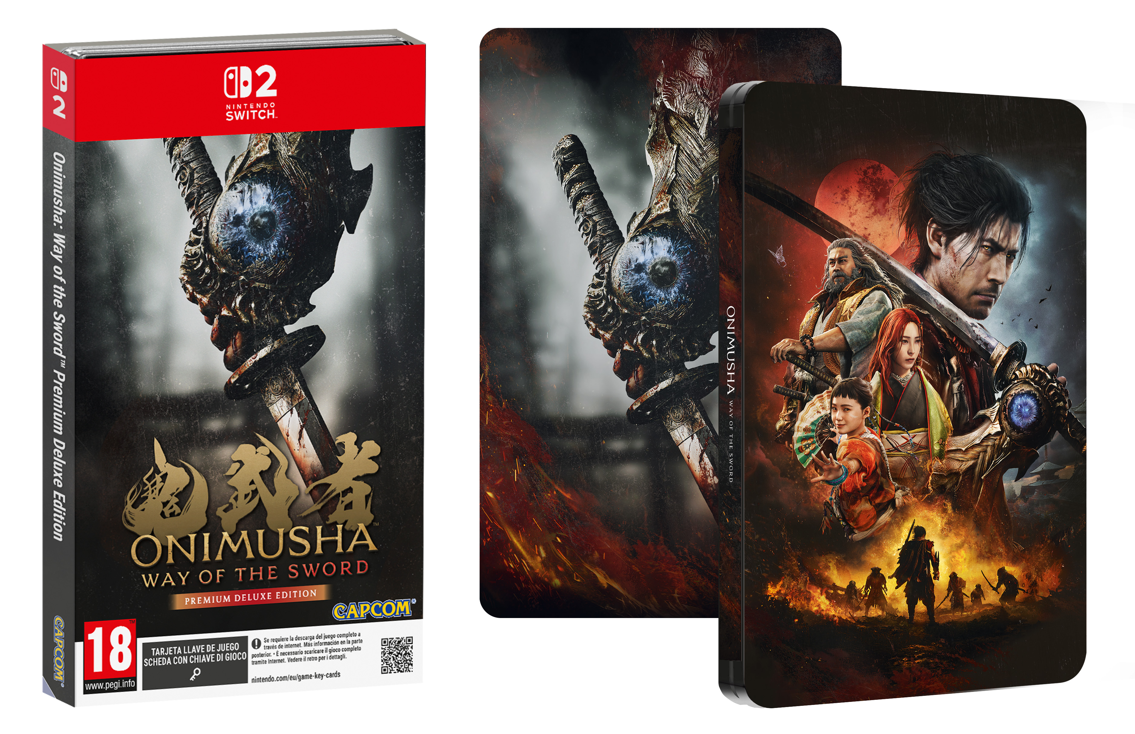 Onimusha Way of the Sword Premium Deluxe Steelbook Edition Nintendo Switch 2