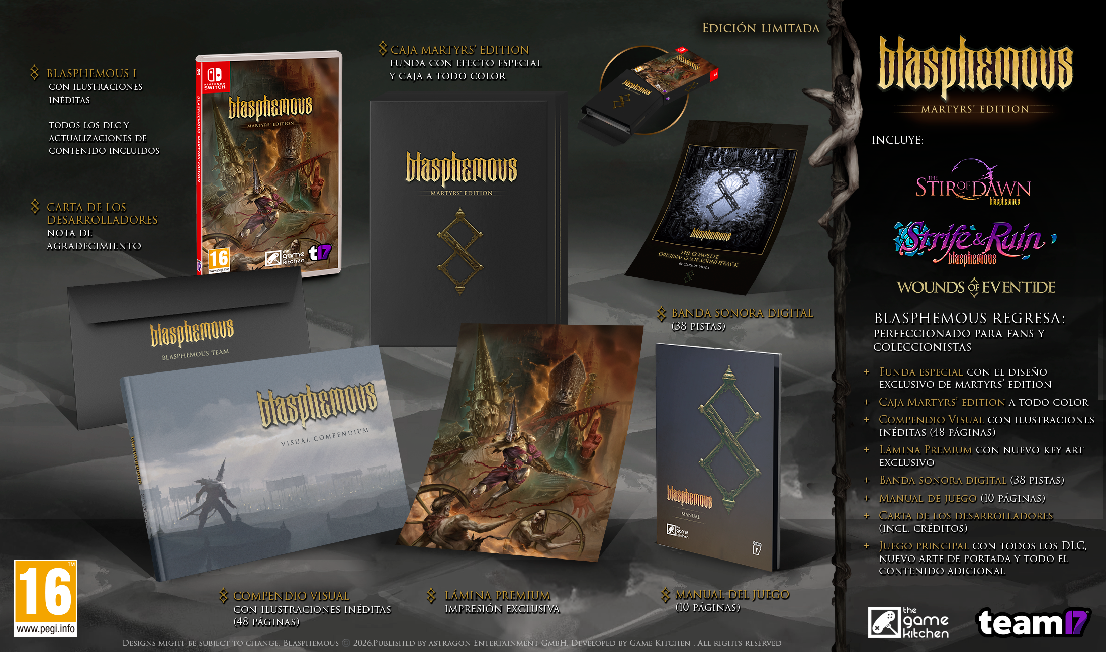 Blasphemous Martyrs Edition Nintendo Switch