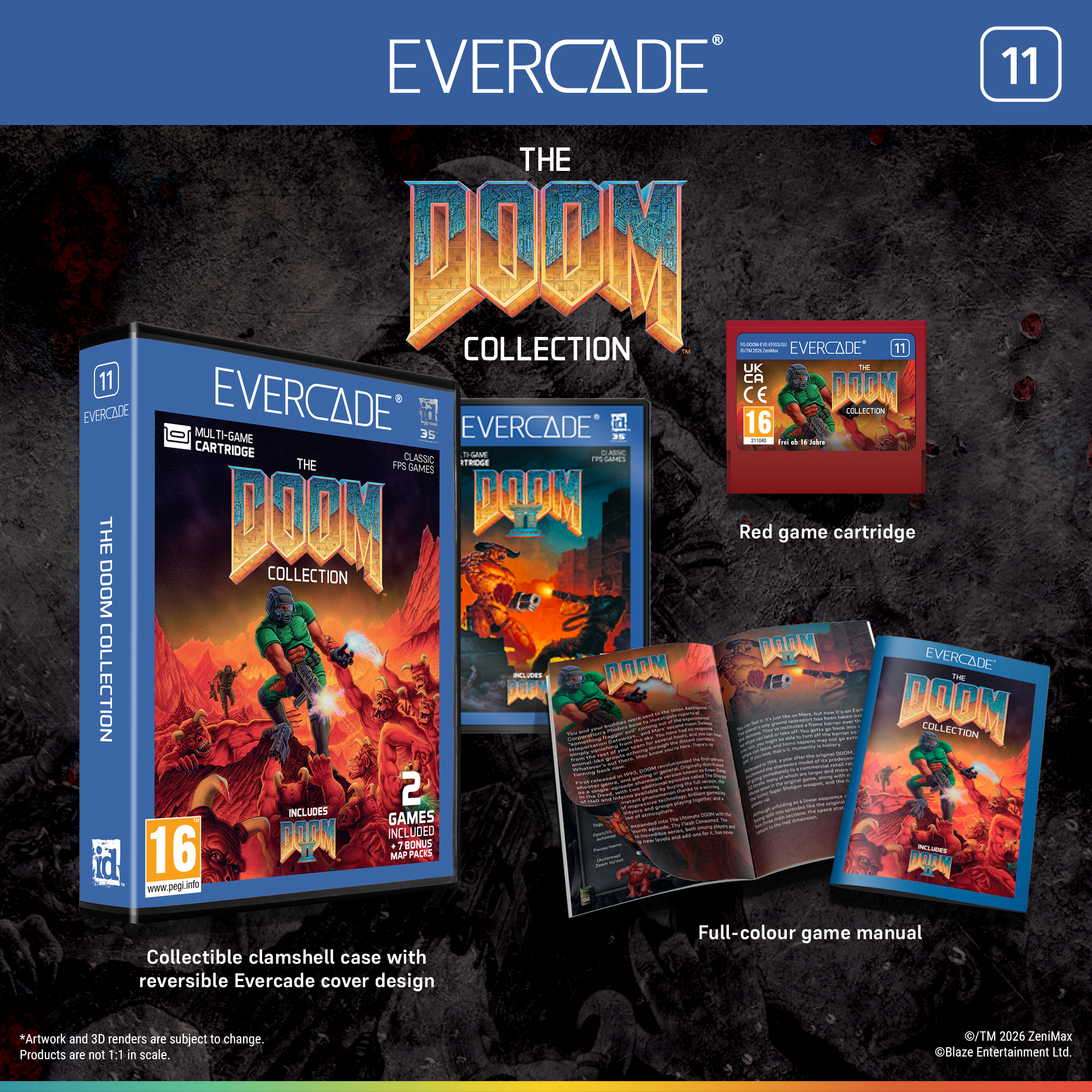Cartucho Evercade DOOM Collection
