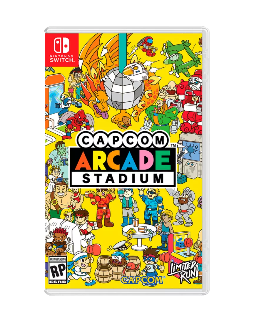 Carátula de Capcom Arcade Stadium Cover A Limited Run (Import) para Switch (edición PAL España)