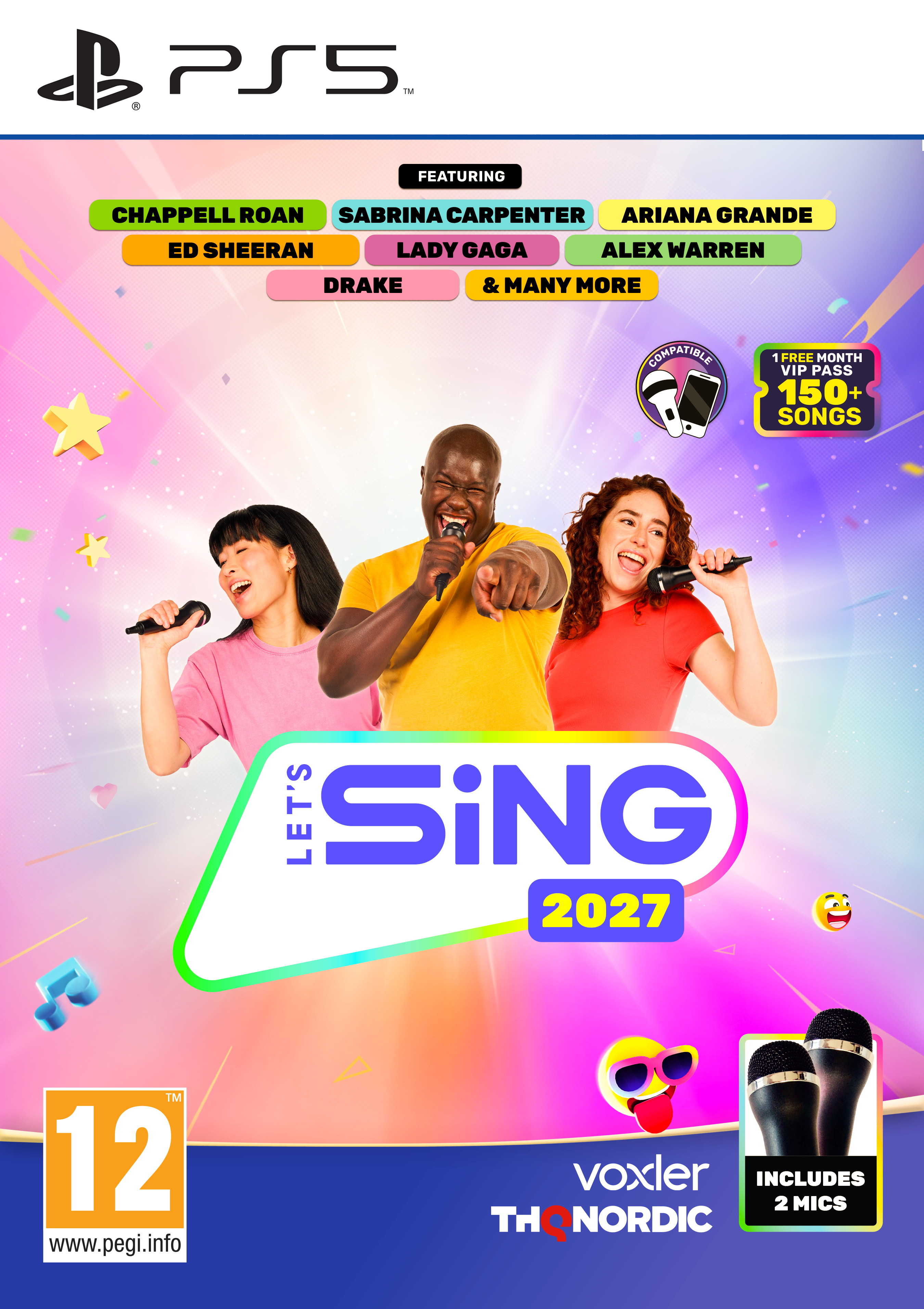 Lets Sing 2027 + 2 Micros Playstation 5