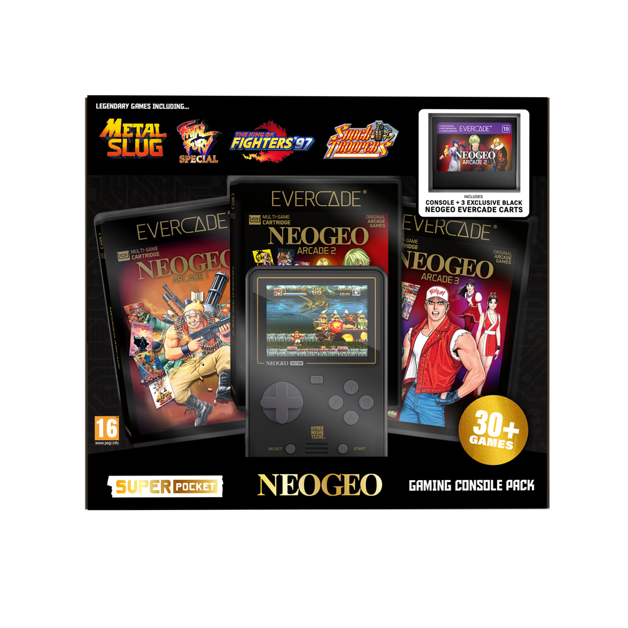 Consola NEOGEO Super Pocket Starter Bundle