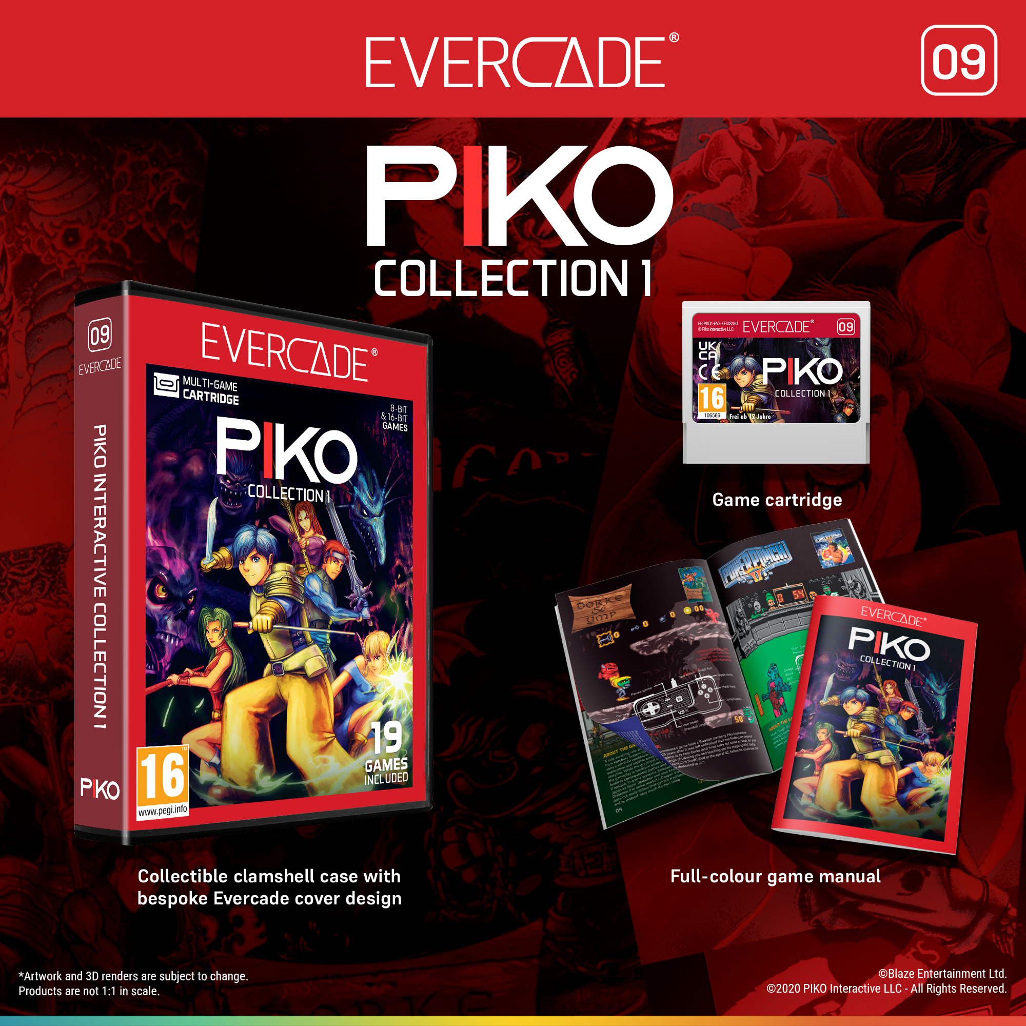 Cartucho Evercade Piko Interactive Collection 1