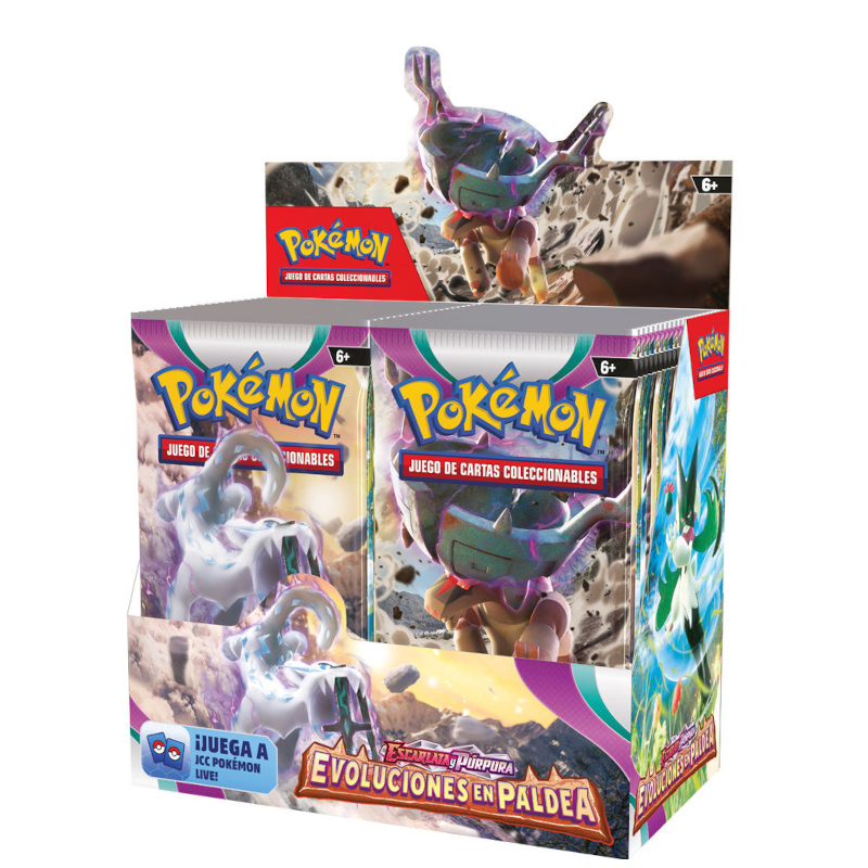 Pokemon TCG Escarlata y Purpura Evoluciones en Paldea