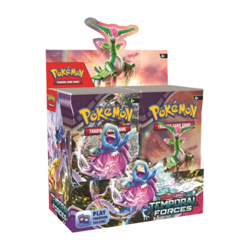 Pokemon TCG Escarlata y Purpura Fuerzas Temporales 36 Sobres