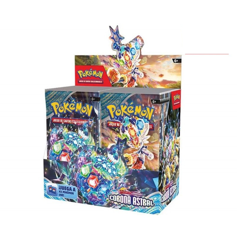 Pokemon TCG Escarlata y Purpura Corona Astral Booster Box 36 Sobres