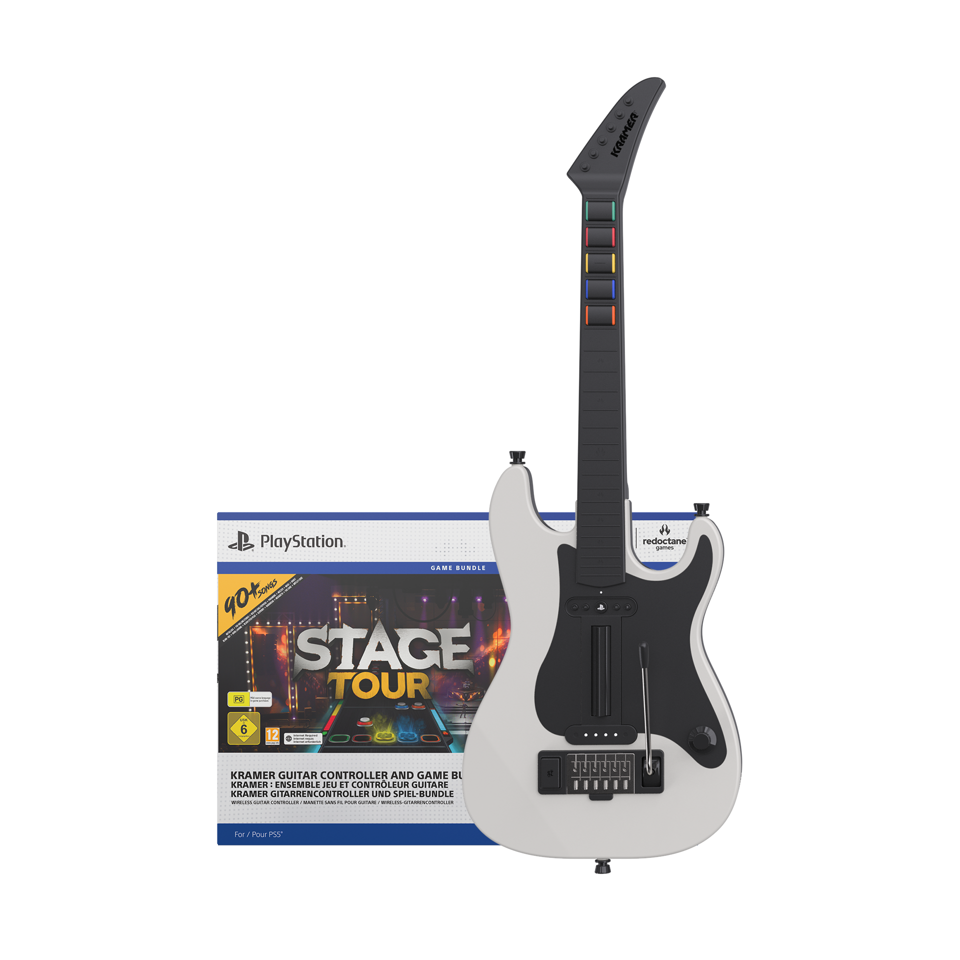 Stage Tour Game + Kramer Guitar Controller Bundle