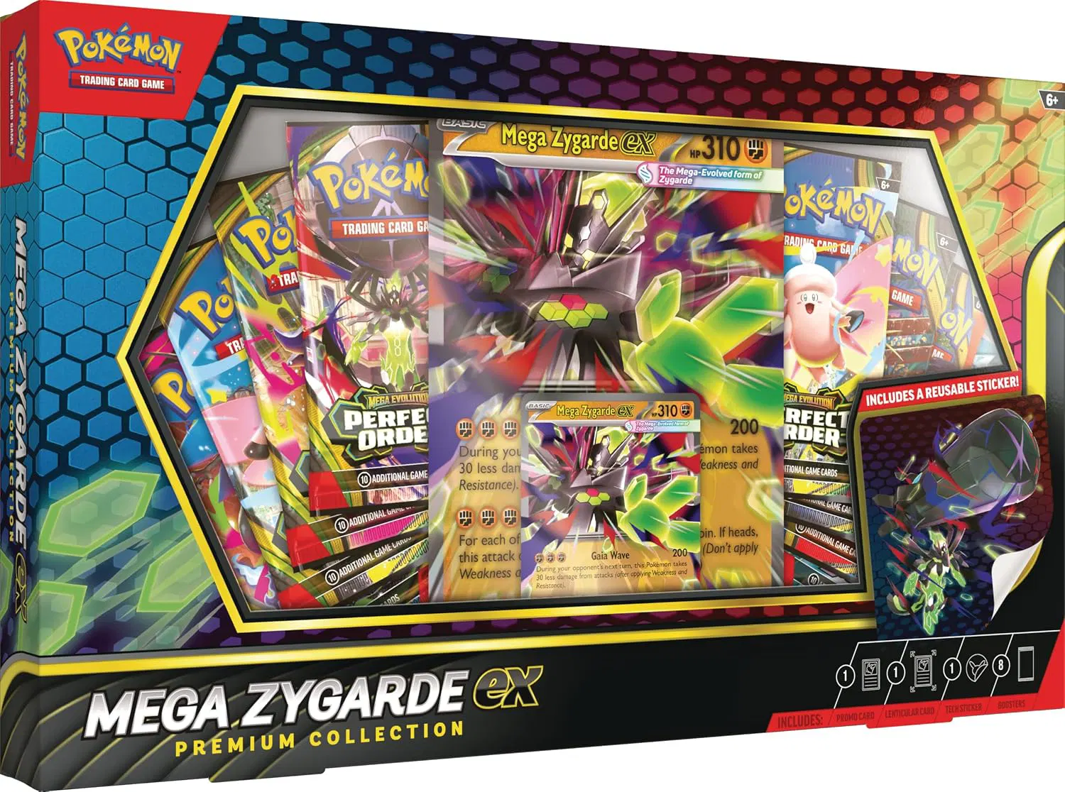 Pokemon TCG Mega Zygarde Ex Premium Collection 2026 (Importacion UK)