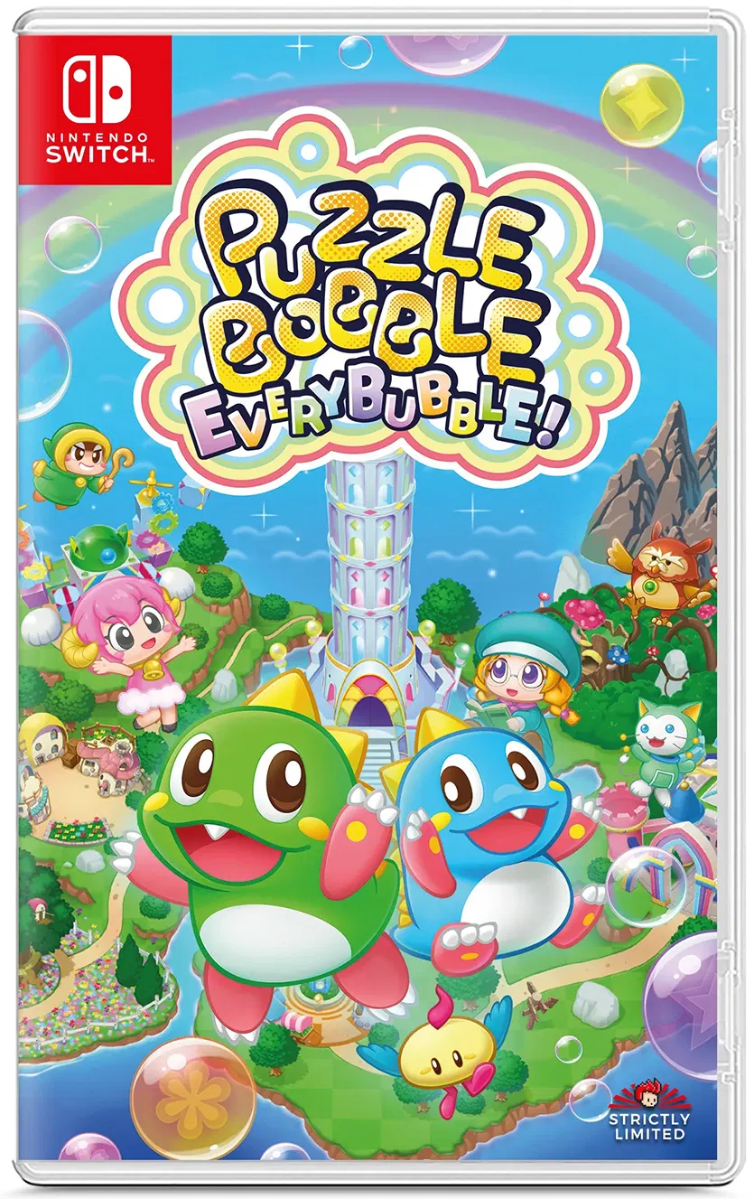 Carátula de Puzzle Bobble Everybubble! y Puzzle Bobble Bust A Move Strictly Limited Games (Import) para Switch (edición PAL España)